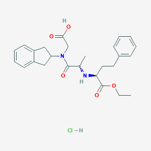 molecular formula C26H33ClN2O5 B110345 Delapril盐酸盐 CAS No. 83435-67-0