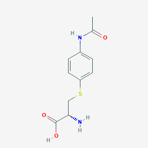 molecular formula C11H14N2O3S B110347 Acetaminophen cysteine CAS No. 64014-06-8