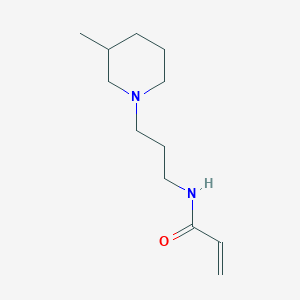 molecular formula C12H22N2O B11035418 N-[3-(3-Methylpiperidino)propyl]acrylamide 
