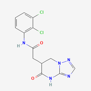 molecular formula C13H11Cl2N5O2 B11036963 N-(2,3-dichlorophenyl)-2-(5-oxo-4,5,6,7-tetrahydro[1,2,4]triazolo[1,5-a]pyrimidin-6-yl)acetamide 
