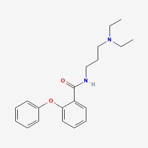 molecular formula C20H26N2O2 B11037368 N-[3-(diethylamino)propyl]-2-phenoxybenzamide 