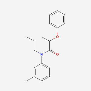 molecular formula C19H23NO2 B11039942 N-(3-methylphenyl)-2-phenoxy-N-propylpropanamide 