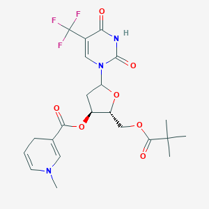molecular formula C22H26F3N3O7 B011040 Dhtft CAS No. 104987-44-2