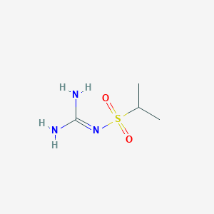 molecular formula C4H11N3O2S B11040362 N-carbamimidoylpropane-2-sulfonamide 