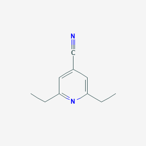 molecular formula C10H12N2 B110409 2,6-Diethylisonicotinonitrile CAS No. 37581-44-5