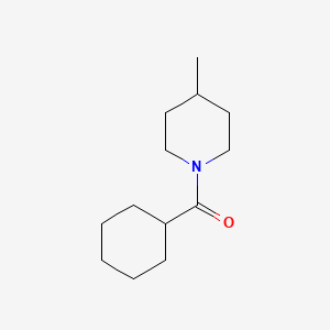 molecular formula C13H23NO B11041165 Piperidine, 1-(cyclohexylcarbonyl)-4-methyl- CAS No. 62972-64-9