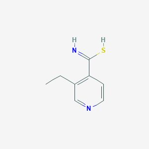 molecular formula C8H10N2S B110423 3-Ethylpyridine-4-carbothioamide CAS No. 10605-12-6