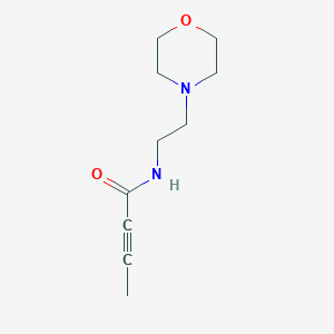 molecular formula C10H16N2O2 B11042370 N-(2-Morpholinoethyl)-2-butynamide 