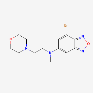 molecular formula C13H17BrN4O2 B11042742 N-(7-Bromo-2,1,3-benzoxadiazol-5-YL)-N-methyl-N-(2-morpholinoethyl)amine 