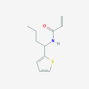 molecular formula C11H15NOS B11043060 N-[1-(2-Thienyl)butyl]acrylamide 