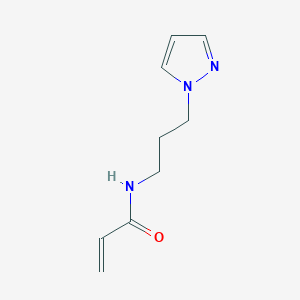 molecular formula C9H13N3O B11043490 N-(3-(1H-Pyrazol-1-yl)propyl)acrylamide 