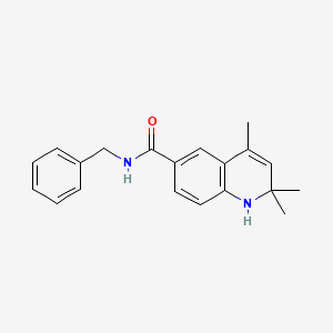 molecular formula C20H22N2O B11043618 n-Benzyl-2,2,4-trimethyl-1,2-dihydro-6-quinolinecarboxamide 