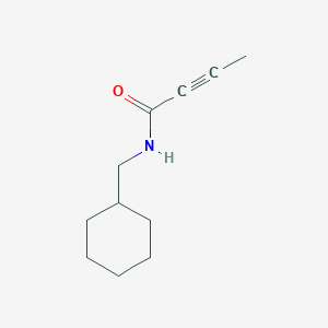 molecular formula C11H17NO B11043695 N-(Cyclohexylmethyl)-2-butynamide 