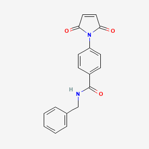molecular formula C18H14N2O3 B11044064 N-benzyl-4-(2,5-dioxopyrrol-1-yl)benzamide 