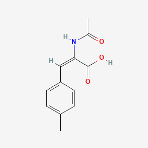 molecular formula C12H13NO3 B11044409 (2E)-2-(acetylamino)-3-(4-methylphenyl)prop-2-enoic acid 