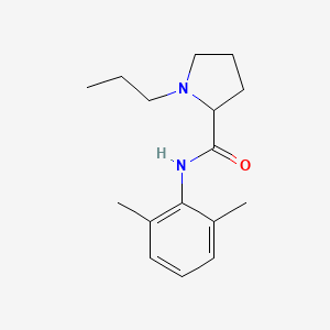 molecular formula C16H24N2O B11044931 N-(2,6-dimethylphenyl)-1-propylprolinamide 