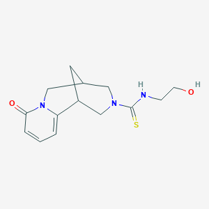 molecular formula C14H19N3O2S B11045045 N-(2-hydroxyethyl)-8-oxo-1,5,6,8-tetrahydro-2H-1,5-methanopyrido[1,2-a][1,5]diazocine-3(4H)-carbothioamide 