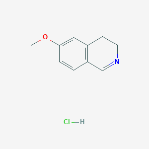 molecular formula C10H12ClNO B110452 6-Methoxy-3,4-dihydroisoquinoline hydrochloride CAS No. 93549-15-6