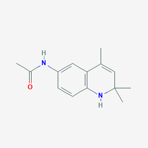 molecular formula C14H18N2O B11045428 N-(2,2,4-trimethyl-1,2-dihydroquinolin-6-yl)acetamide 