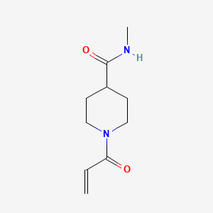 molecular formula C10H16N2O2 B11045780 N-Methyl-1-(prop-2-enoyl)piperidine-4-carboxamide 