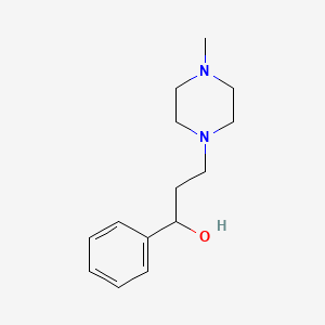 molecular formula C14H22N2O B11045809 3-(4-Methylpiperazin-1-yl)-1-phenylpropan-1-ol 
