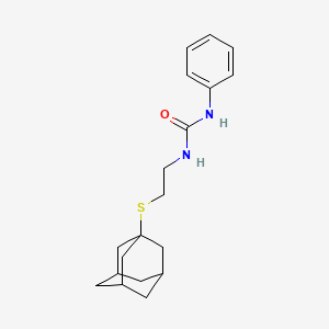 molecular formula C19H26N2OS B11046795 N-[2-(1-adamantylthio)ethyl]-N'-phenylurea 