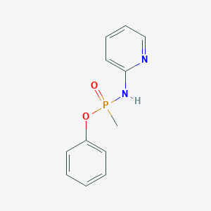 molecular formula C12H13N2O2P B11046804 N-[methyl(phenoxy)phosphoryl]pyridin-2-amine 