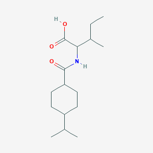 molecular formula C16H29NO3 B11048023 N-{[4-(propan-2-yl)cyclohexyl]carbonyl}isoleucine 