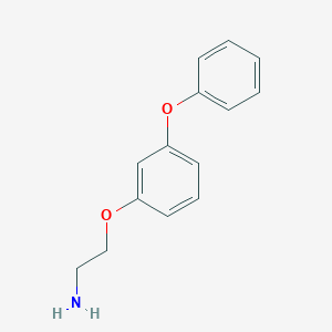 molecular formula C14H15NO2 B11048248 2-(3-Phenoxyphenoxy)ethanamine 