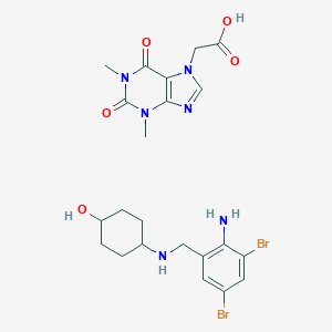 molecular formula C22H28Br2N6O5 B110486 Acebrophylline CAS No. 96989-76-3