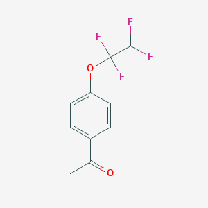 molecular formula C10H8F4O2 B011049 4'-(1,1,2,2-Tetrafluoroethoxy)acetophenone CAS No. 101975-15-9