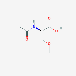 molecular formula C6H11NO4 B110490 (2R)-2-acetamido-3-methoxypropanoic acid CAS No. 196601-67-9