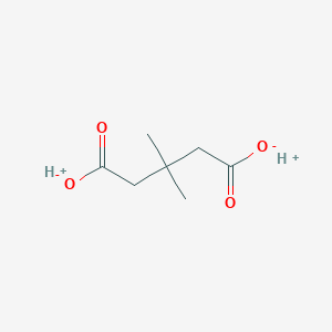 molecular formula C7H12O4 B110500 3,3-二甲基戊二酸 CAS No. 4839-46-7
