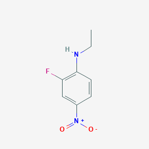 molecular formula C8H9FN2O2 B11050466 N-ethyl-2-fluoro-4-nitroaniline 