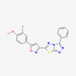 molecular formula C19H12FN5O2S B11050654 C19H12FN5O2S 