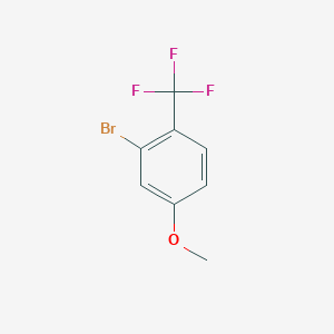 molecular formula C8H6BrF3O B110508 2-溴-4-甲氧基-1-(三氟甲基)苯 CAS No. 944901-07-9