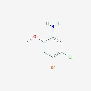 molecular formula C7H7BrClNO B110512 4-Bromo-5-chloro-2-methoxyaniline CAS No. 102170-53-6