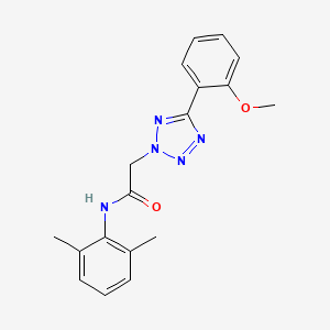 molecular formula C18H19N5O2 B11051206 N-(2,6-dimethylphenyl)-2-[5-(2-methoxyphenyl)-2H-tetrazol-2-yl]acetamide 