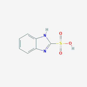 molecular formula C7H6N2O3S B110517 1H-Benzimidazole-2-sulfonic acid CAS No. 40828-54-4