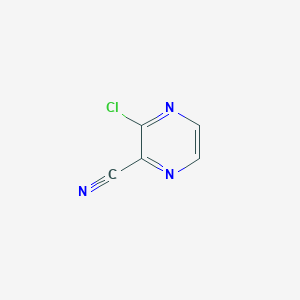 molecular formula C5H2ClN3 B110518 3-Chloropyrazine-2-carbonitrile CAS No. 55557-52-3