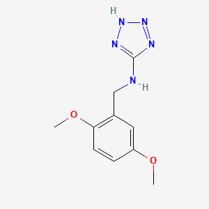 molecular formula C10H13N5O2 B11051838 N-(2,5-dimethoxybenzyl)-2H-tetrazol-5-amine 