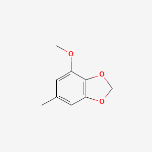 molecular formula C9H10O3 B11052439 4-Methoxy-6-methyl-1,3-benzodioxole CAS No. 6443-70-5