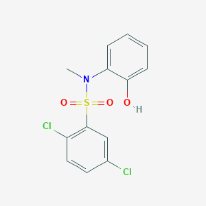 molecular formula C13H11Cl2NO3S B11052676 2,5-dichloro-N-(2-hydroxyphenyl)-N-methylbenzenesulfonamide CAS No. 915372-80-4