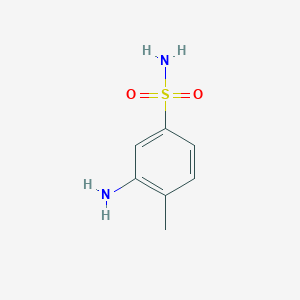 molecular formula C7H10N2O2S B110531 3-Amino-4-methylbenzenesulfonamide CAS No. 6274-28-8