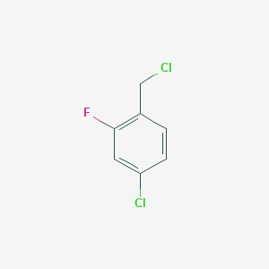 molecular formula C7H5Cl2F B110539 4-Chloro-1-(chloromethyl)-2-fluorobenzene CAS No. 87417-71-8