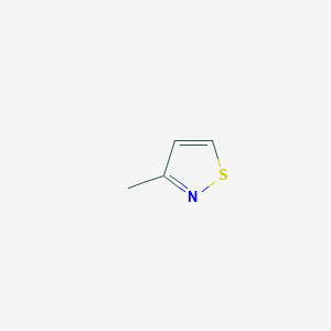 molecular formula C4H5NS B110548 3-Methylisothiazole CAS No. 693-92-5