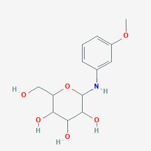 molecular formula C13H19NO6 B11056598 N-(3-methoxyphenyl)hexopyranosylamine 