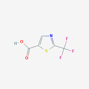 molecular formula C5H2F3NO2S B110575 2-(Trifluoromethyl)-1,3-thiazole-5-carboxylic acid CAS No. 1286734-84-6
