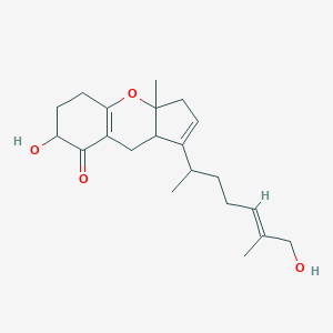 molecular formula C21H30O4 B011058 Tricycloalternarene 2b CAS No. 103873-59-2