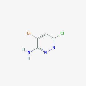 3-Amino-4-bromo-6-chloropyridazine